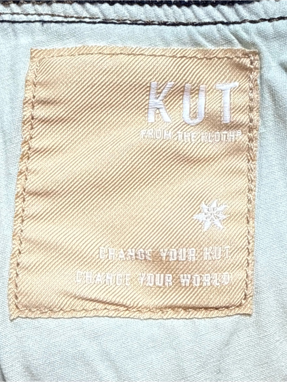 Kut from the Kloth Indigo Blue Denim Midi Pencil Skirt - Picture 8 of 9